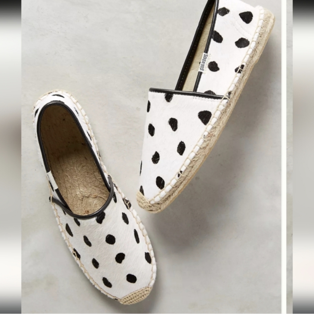 Soludos polka dot espadrilles sz 9